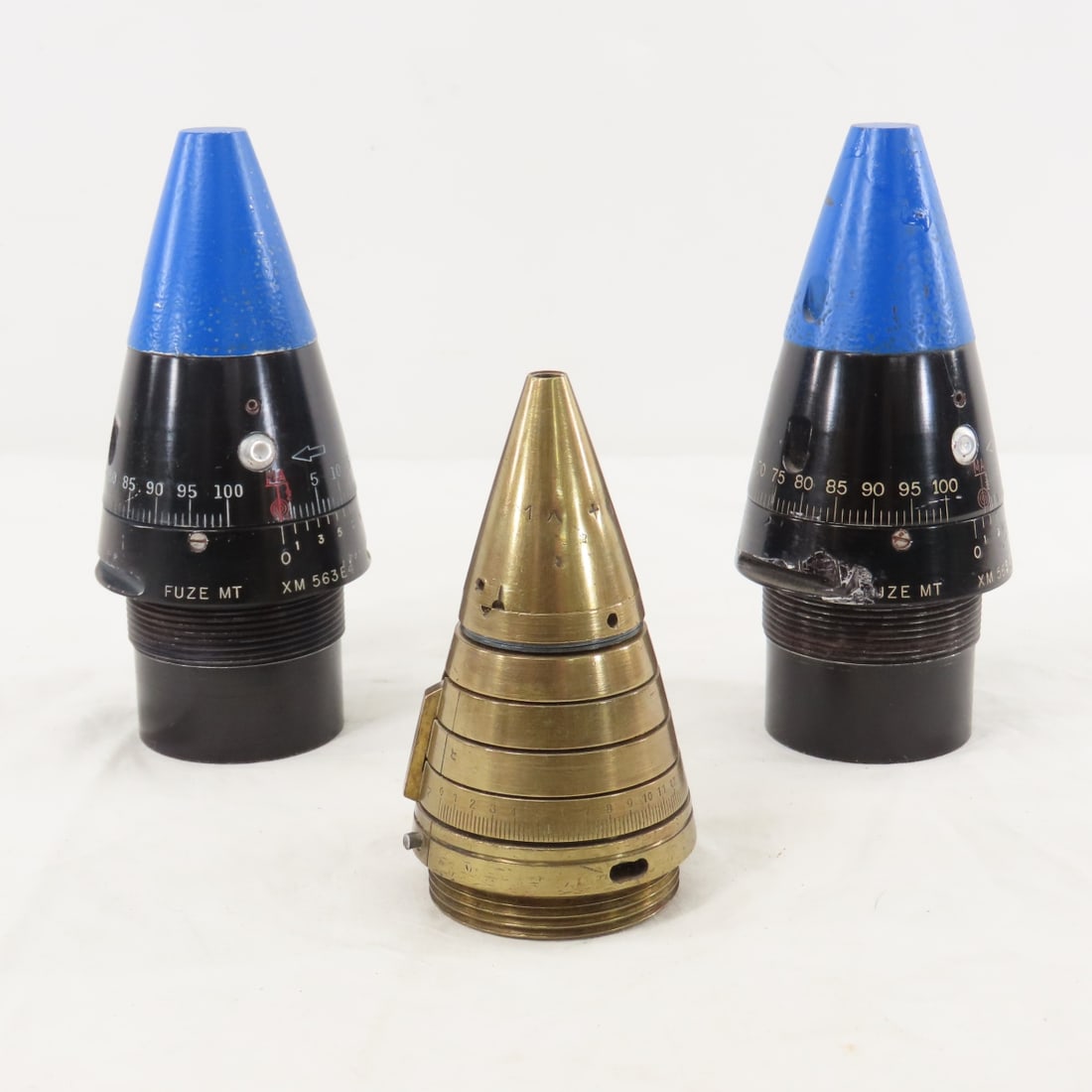 3 Inert Timed MTSQ Artillery Fuzes, 1967, 1970 (1 of 15)