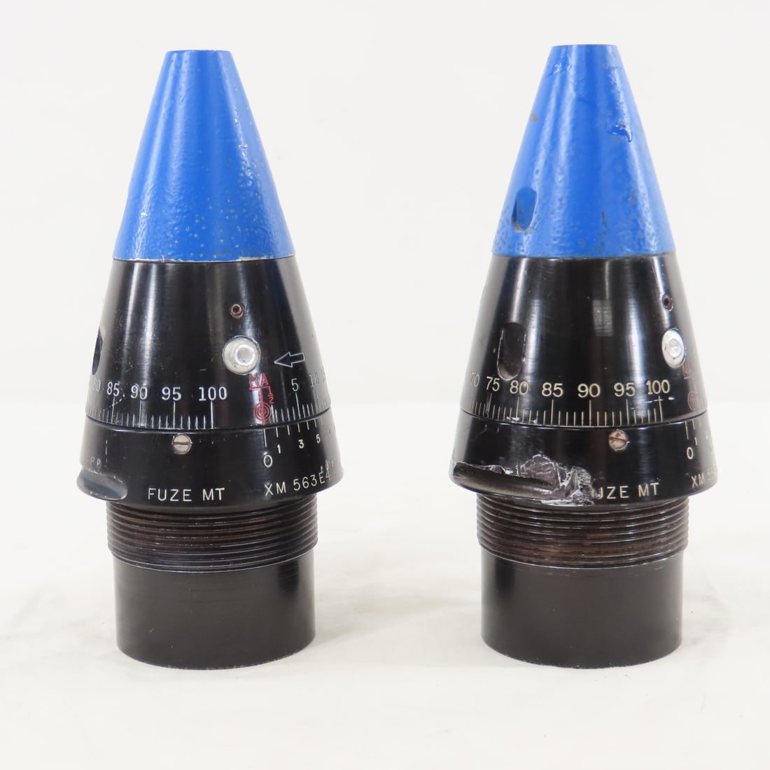 3 Inert Timed MTSQ Artillery Fuzes, 1967, 1970 - 2