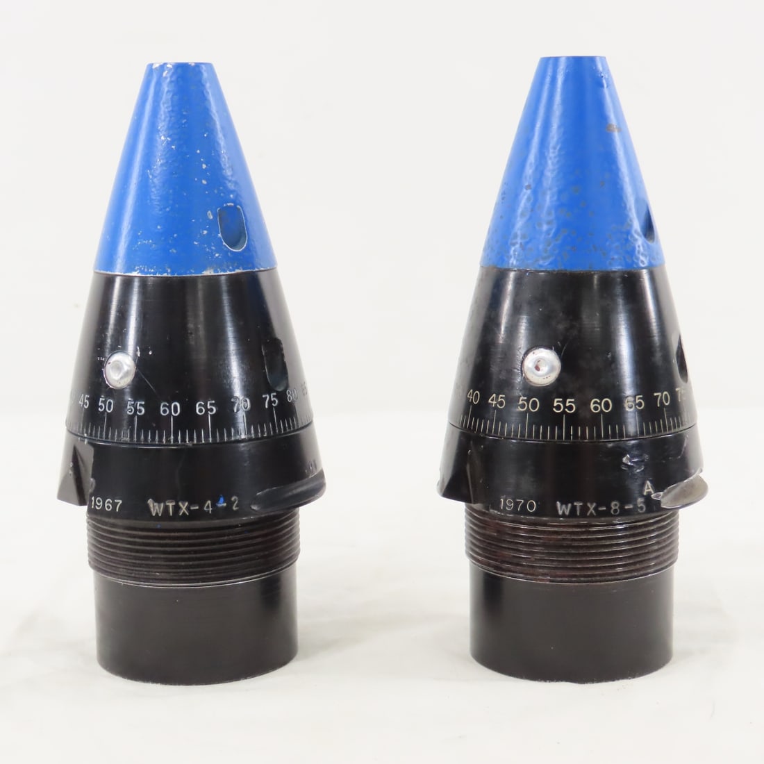 3 Inert Timed MTSQ Artillery Fuzes, 1967, 1970 - 3