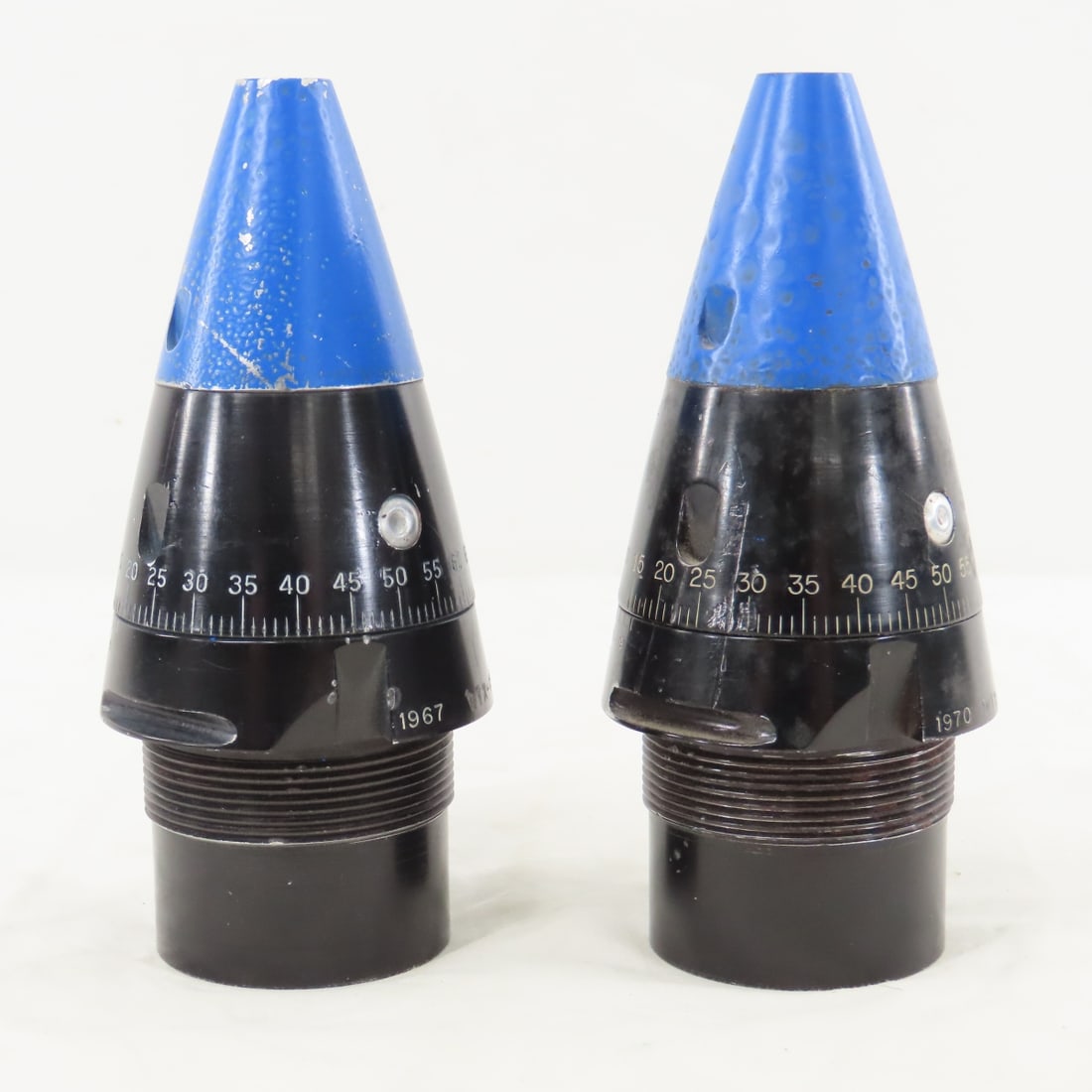 3 Inert Timed MTSQ Artillery Fuzes, 1967, 1970 - 4