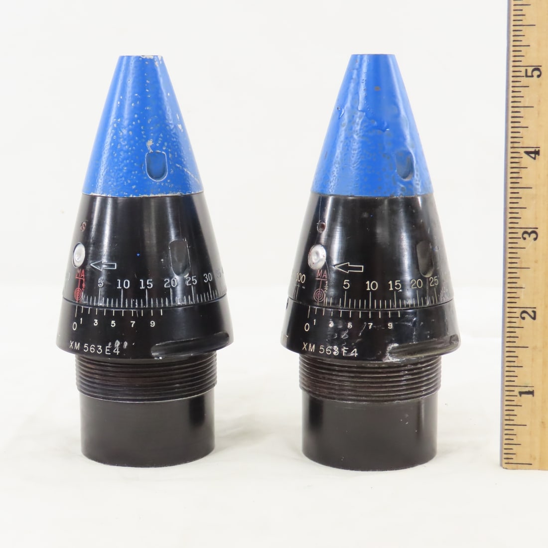3 Inert Timed MTSQ Artillery Fuzes, 1967, 1970 - 5