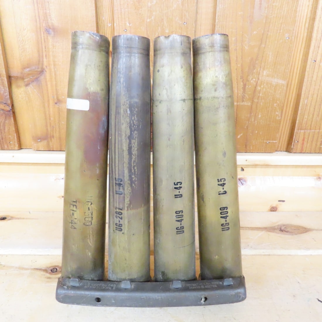 4 WWII 40MM MK2 Bofors Anti-Aircraft Casings (1 of 12)