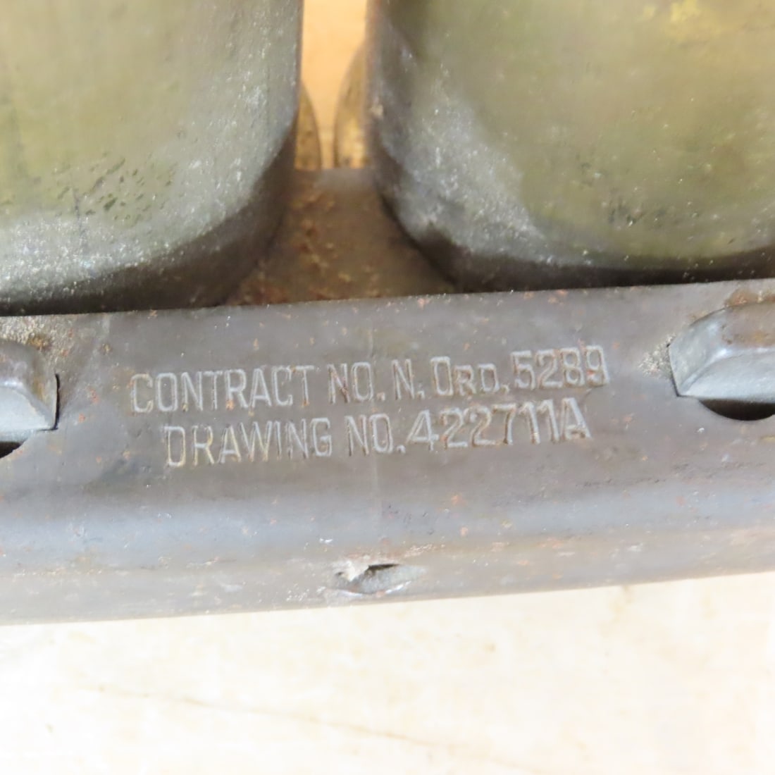 4 WWII 40MM MK2 Bofors Anti-Aircraft Casings - 5