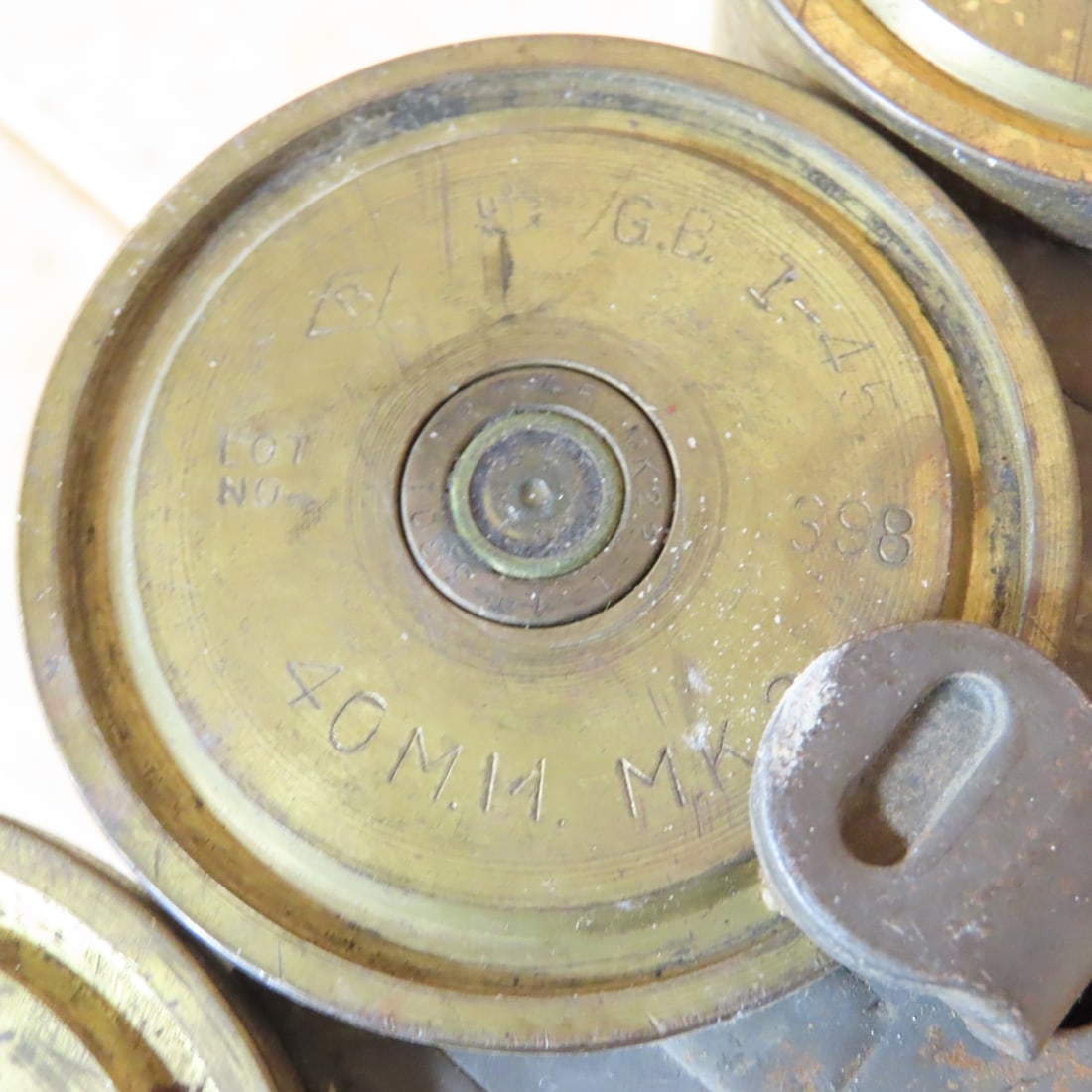 4 WWII 40MM MK2 Bofors Anti-Aircraft Casings - 8