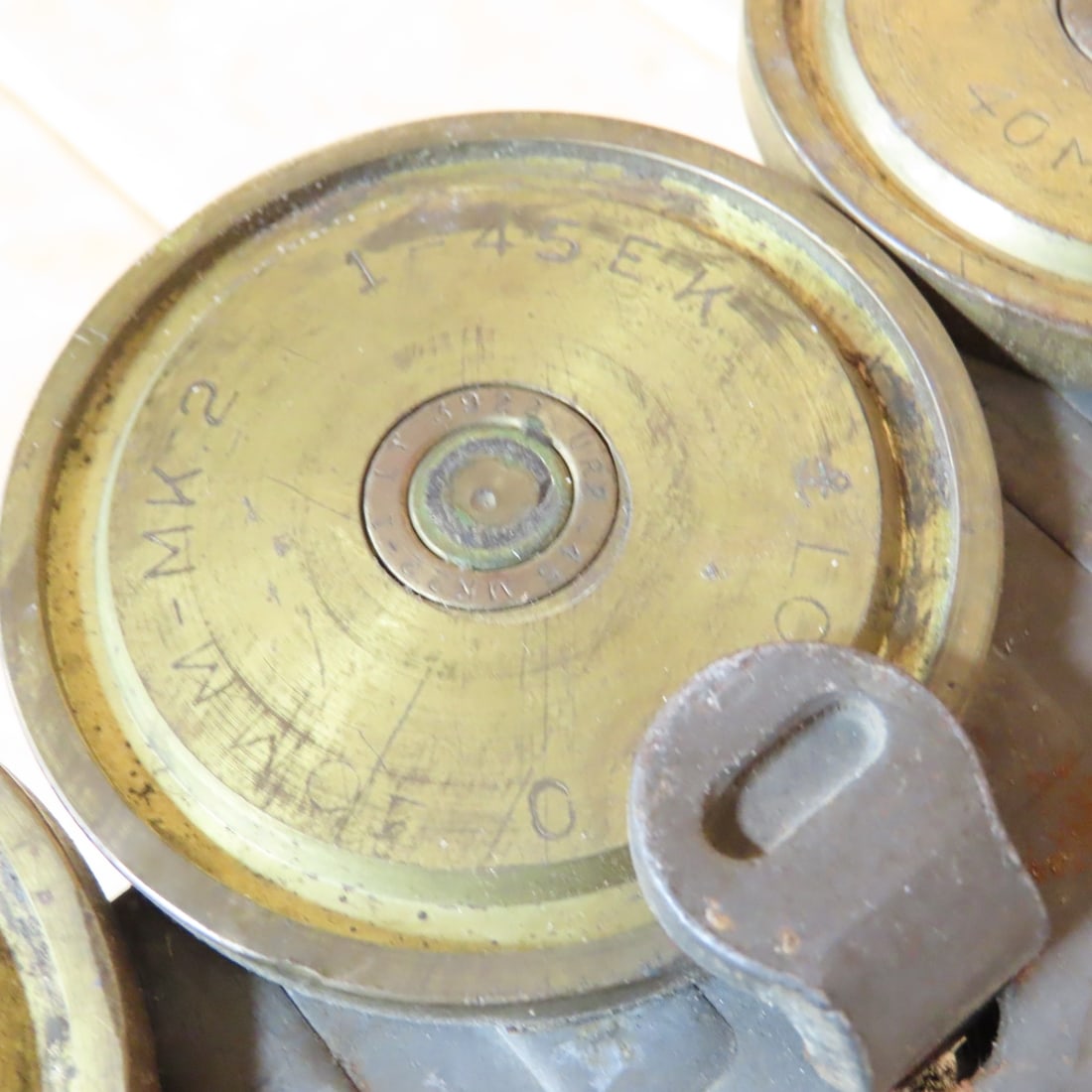 4 WWII 40MM MK2 Bofors Anti-Aircraft Casings - 9