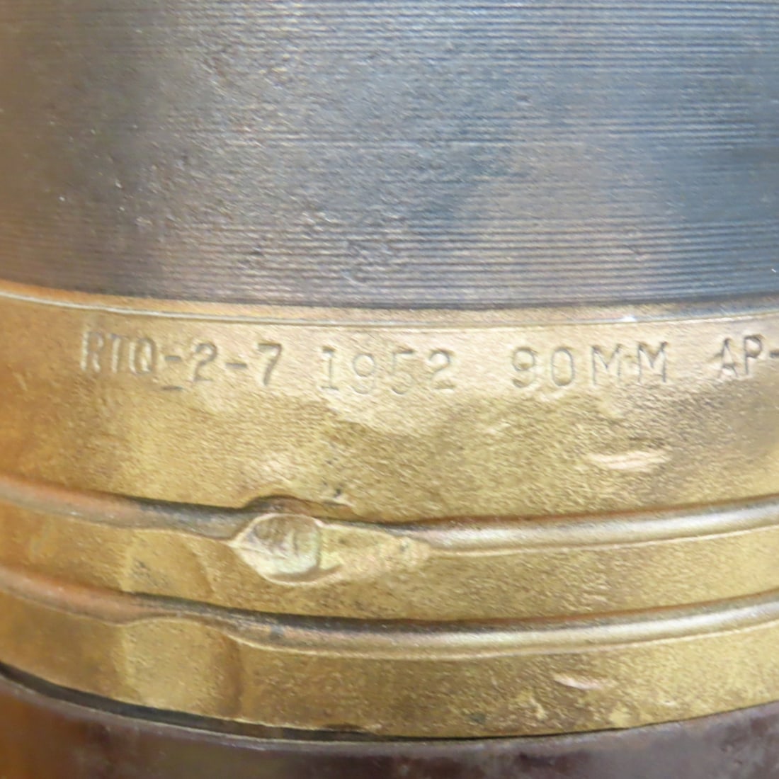 Inert 90mm US Military Cartridge M19, M19B1 - 1952 - 3