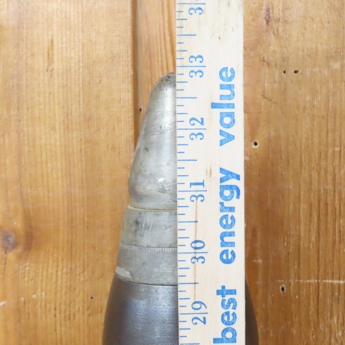 WWII US Navy 50 Cal Wooden MK6 Dummy Drill Round - 13