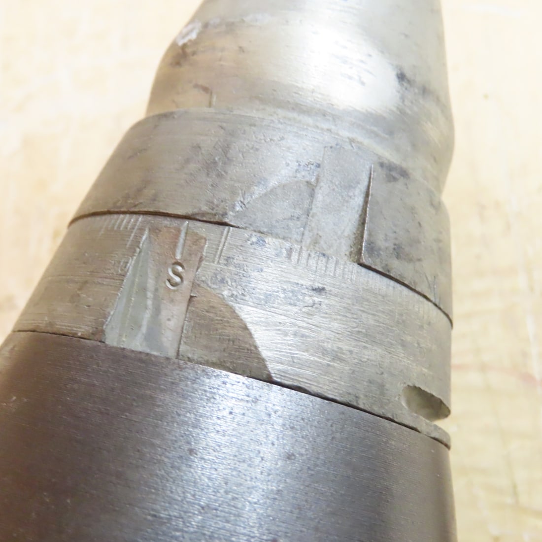 WWII US Navy 50 Cal Wooden MK6 Dummy Drill Round - 3