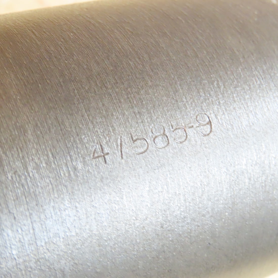 WWII US Navy 50 Cal Wooden MK6 Dummy Drill Round - 4