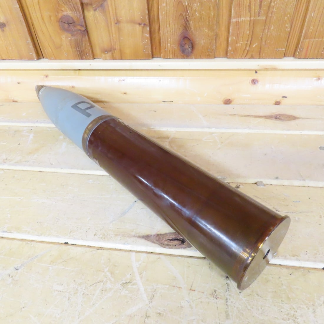 Inert WWII 105mm M84B1 Howitzer Propaganda Round - 9