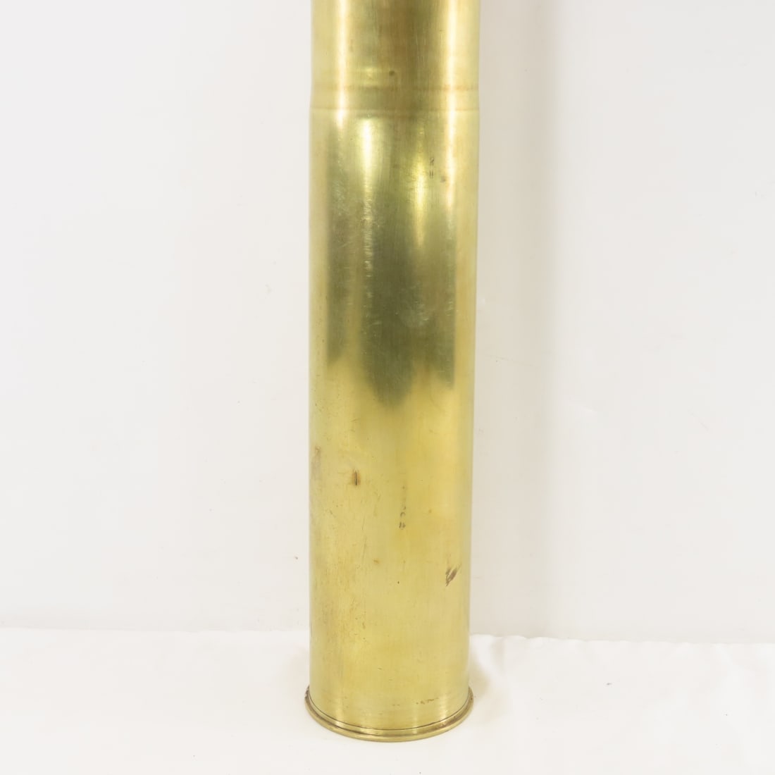 WWI British Inert Shrapnel Shell w/Percussion Fuze - 10