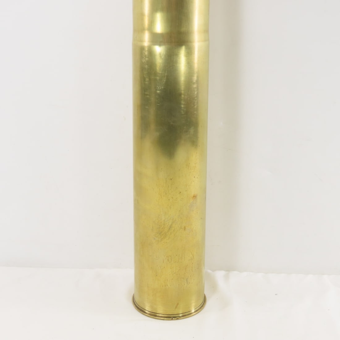 WWI British Inert Shrapnel Shell w/Percussion Fuze - 13