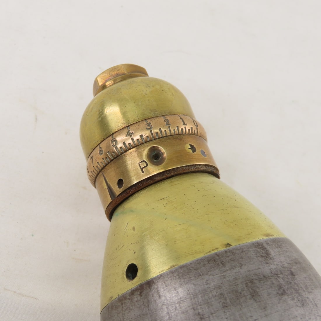 WWI British Inert Shrapnel Shell w/Percussion Fuze - 15