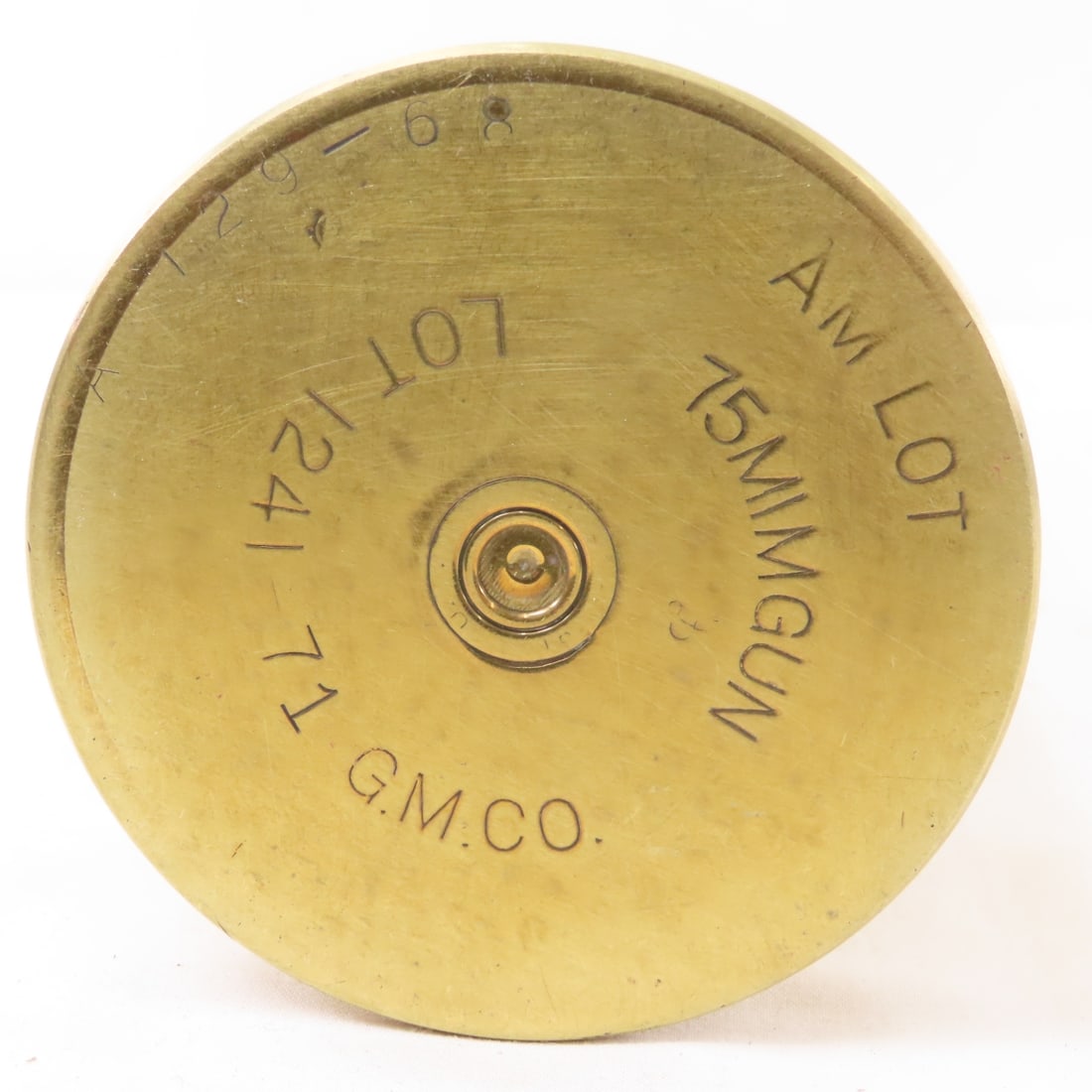 WWI British Inert Shrapnel Shell w/Percussion Fuze - 18