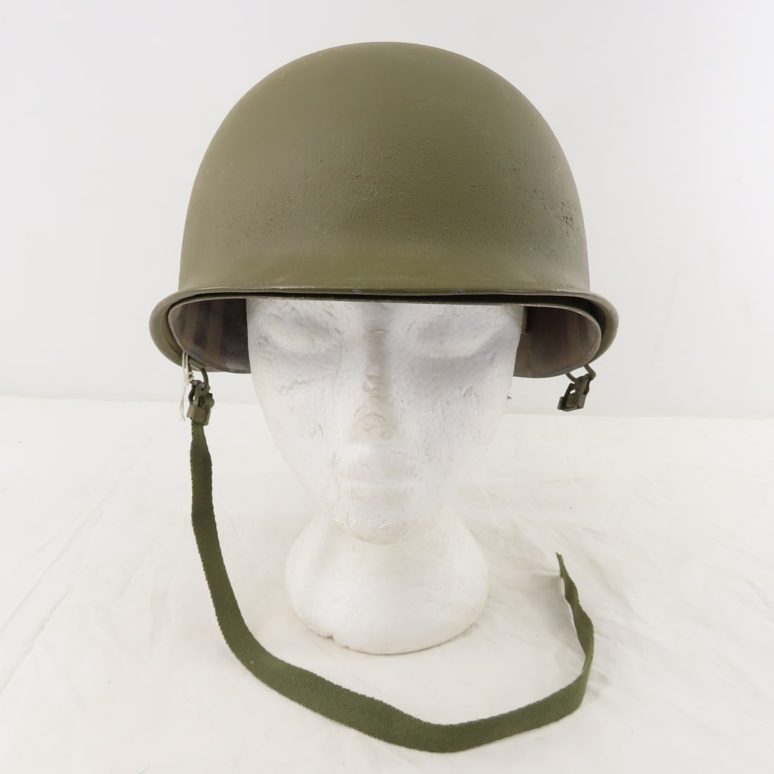 US Army M1 Steel Combat Officer Helmet, Rear Seam (1 of 12)