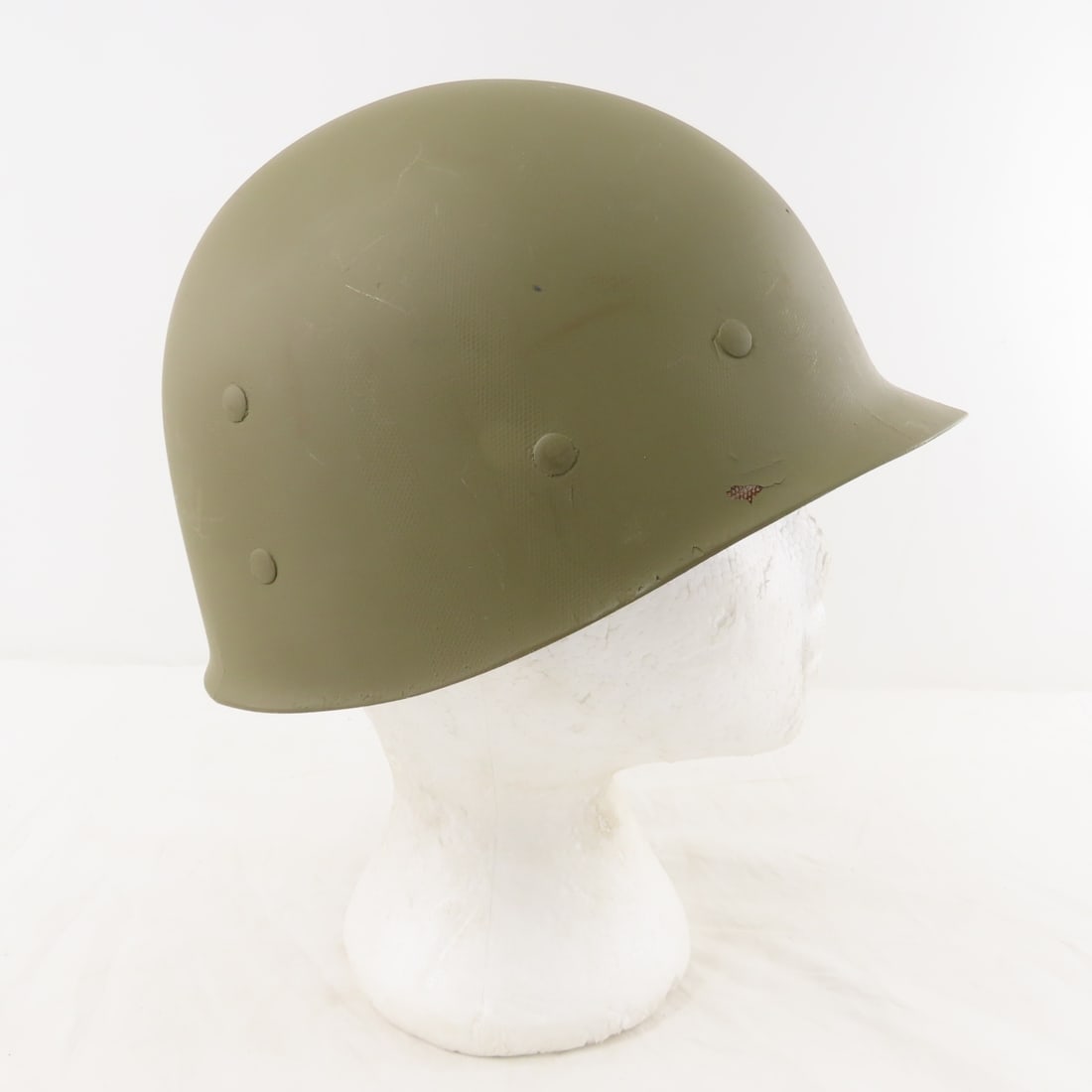US Army M1 Steel Combat Officer Helmet, Rear Seam - 8