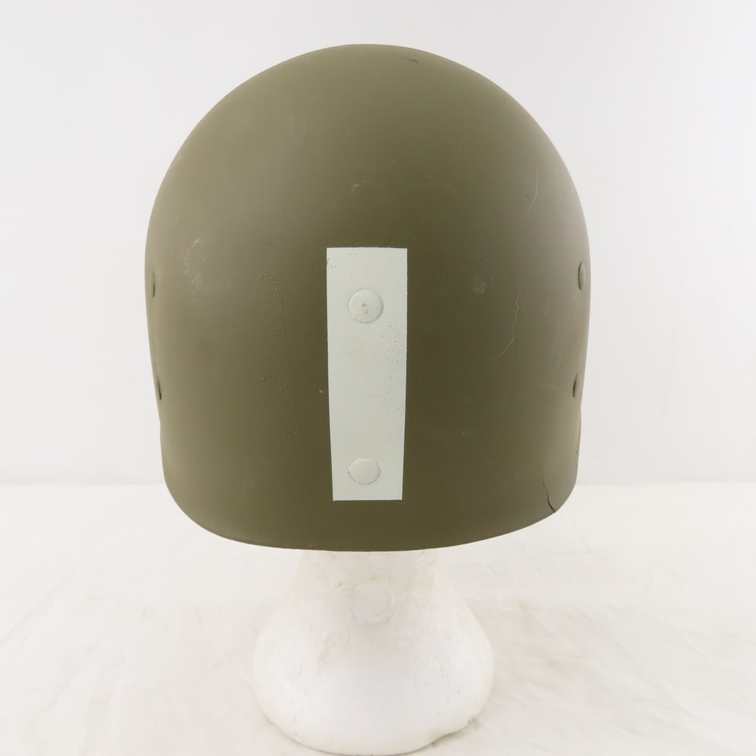 US Army M1 Steel Combat Officer Helmet, Rear Seam - 9