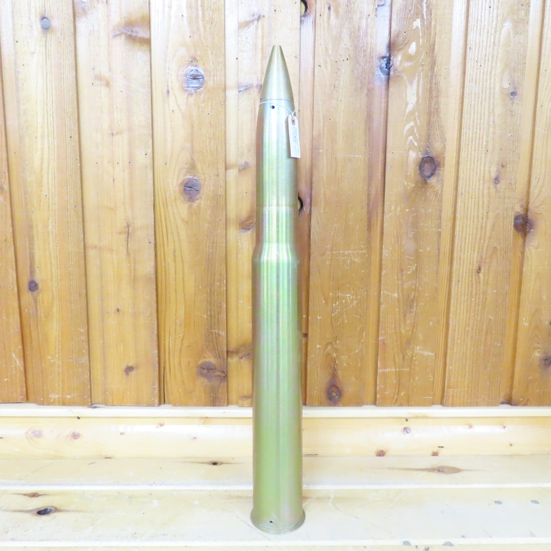 Vintage US Navy Stahot 3in 50 Cal Brass Dummy Rd (1 of 10)