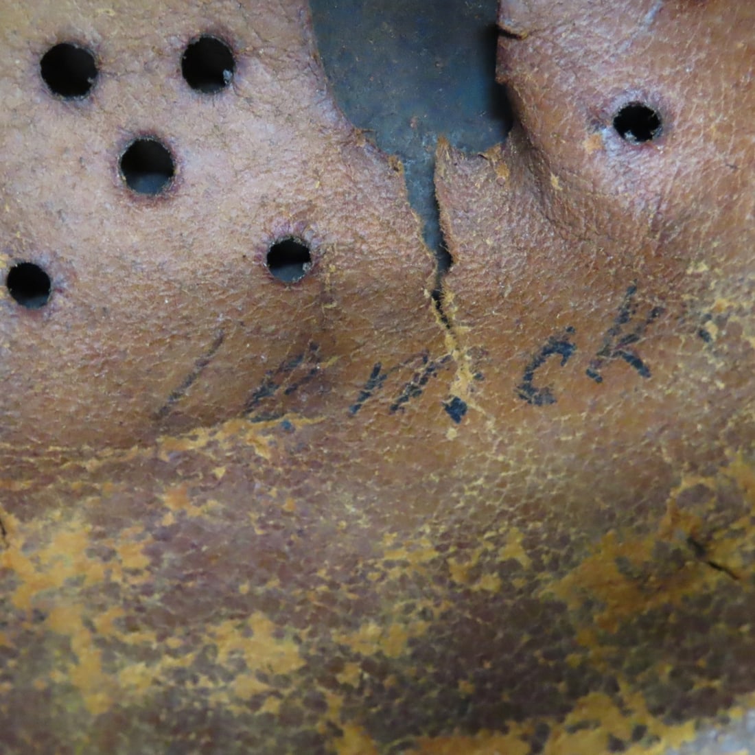 WWII German M42 Steel Combat Helmet, Rolled Edge - 8