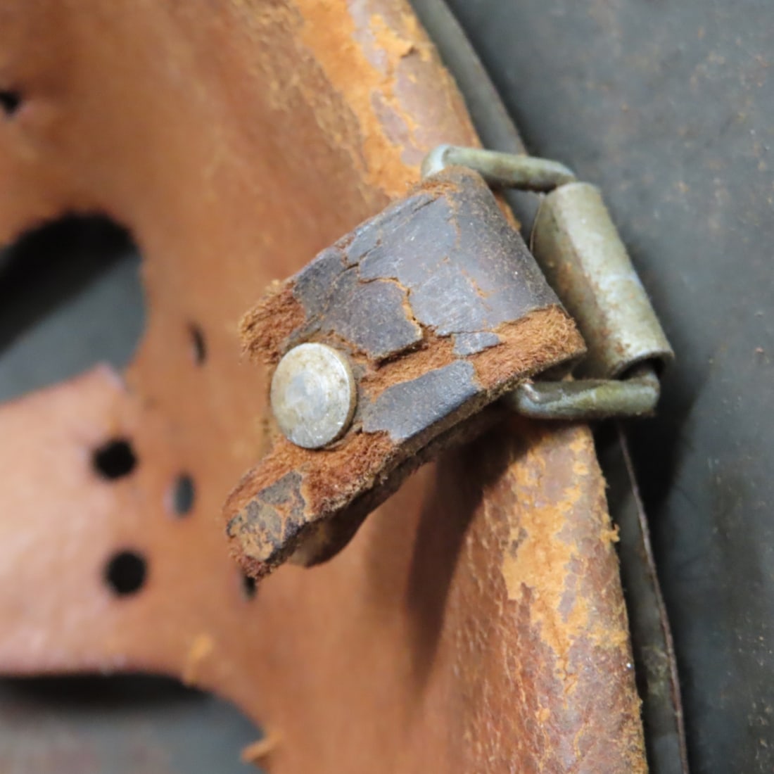 WWII German M42 Steel Combat Helmet, Rolled Edge - 9