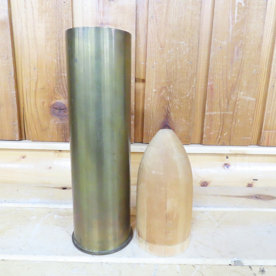2 WWII 105mm M14 Howitzer Cartridge Casings - 10