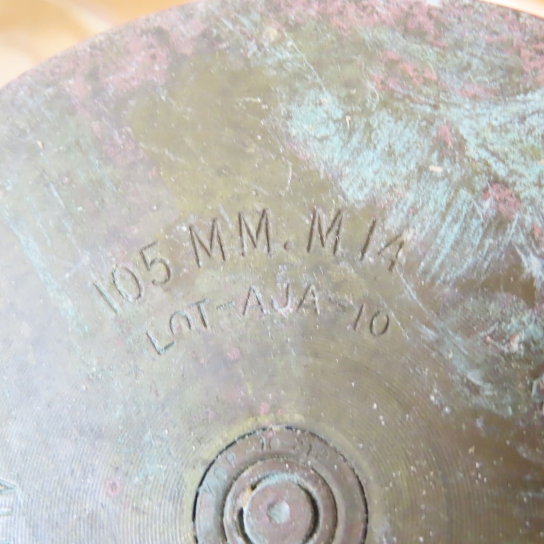 2 WWII 105mm M14 Howitzer Cartridge Casings - 15