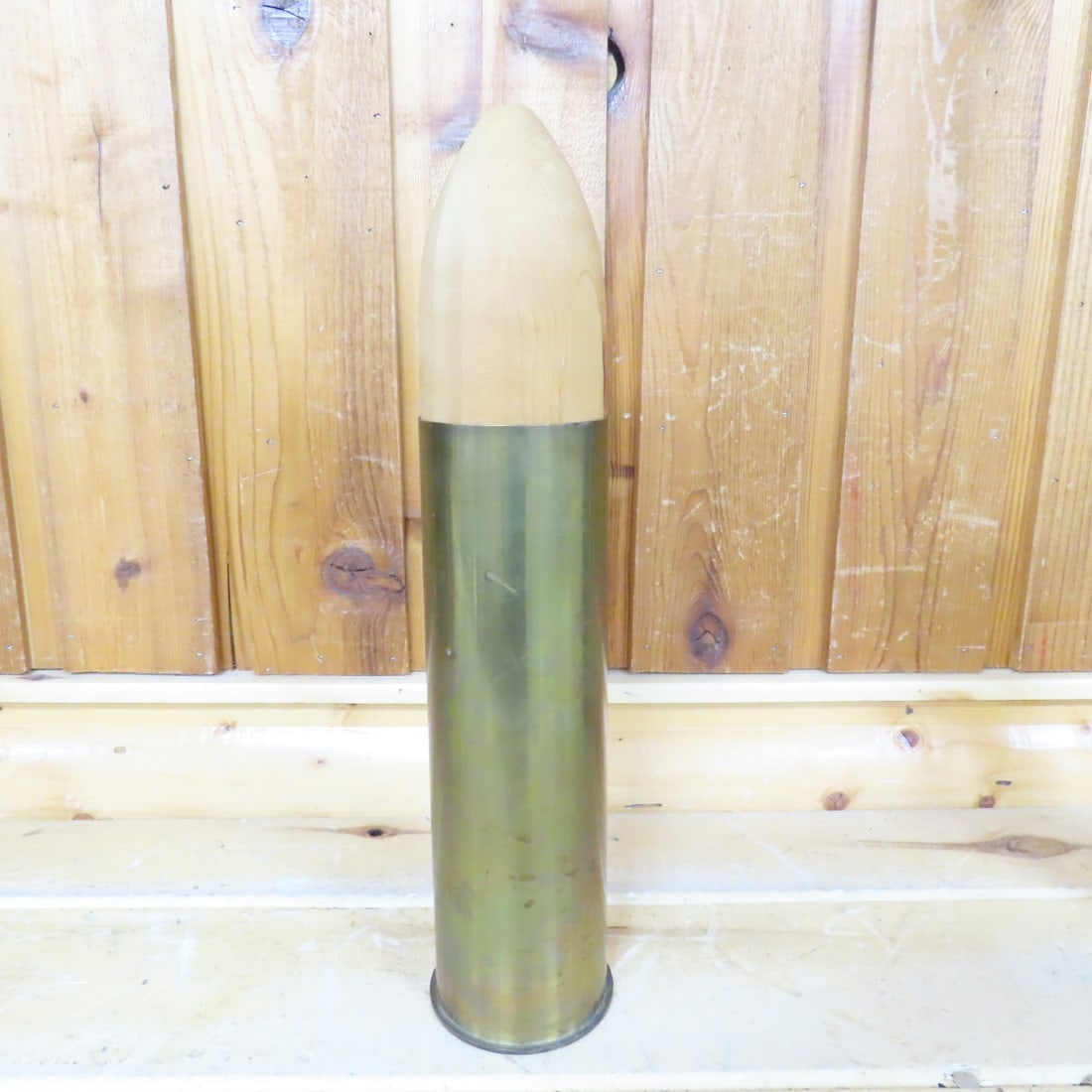 2 WWII 105mm M14 Howitzer Cartridge Casings - 3