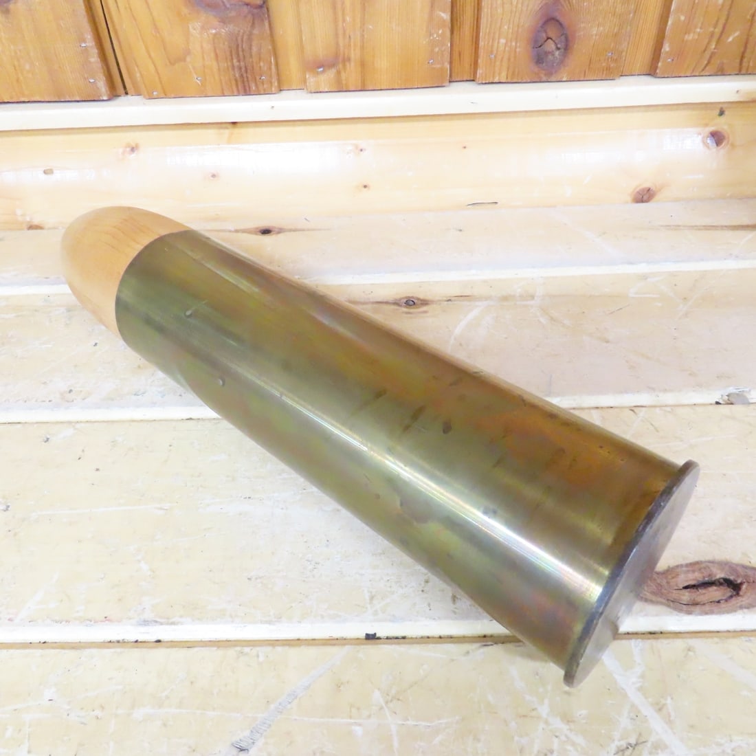 2 WWII 105mm M14 Howitzer Cartridge Casings - 4