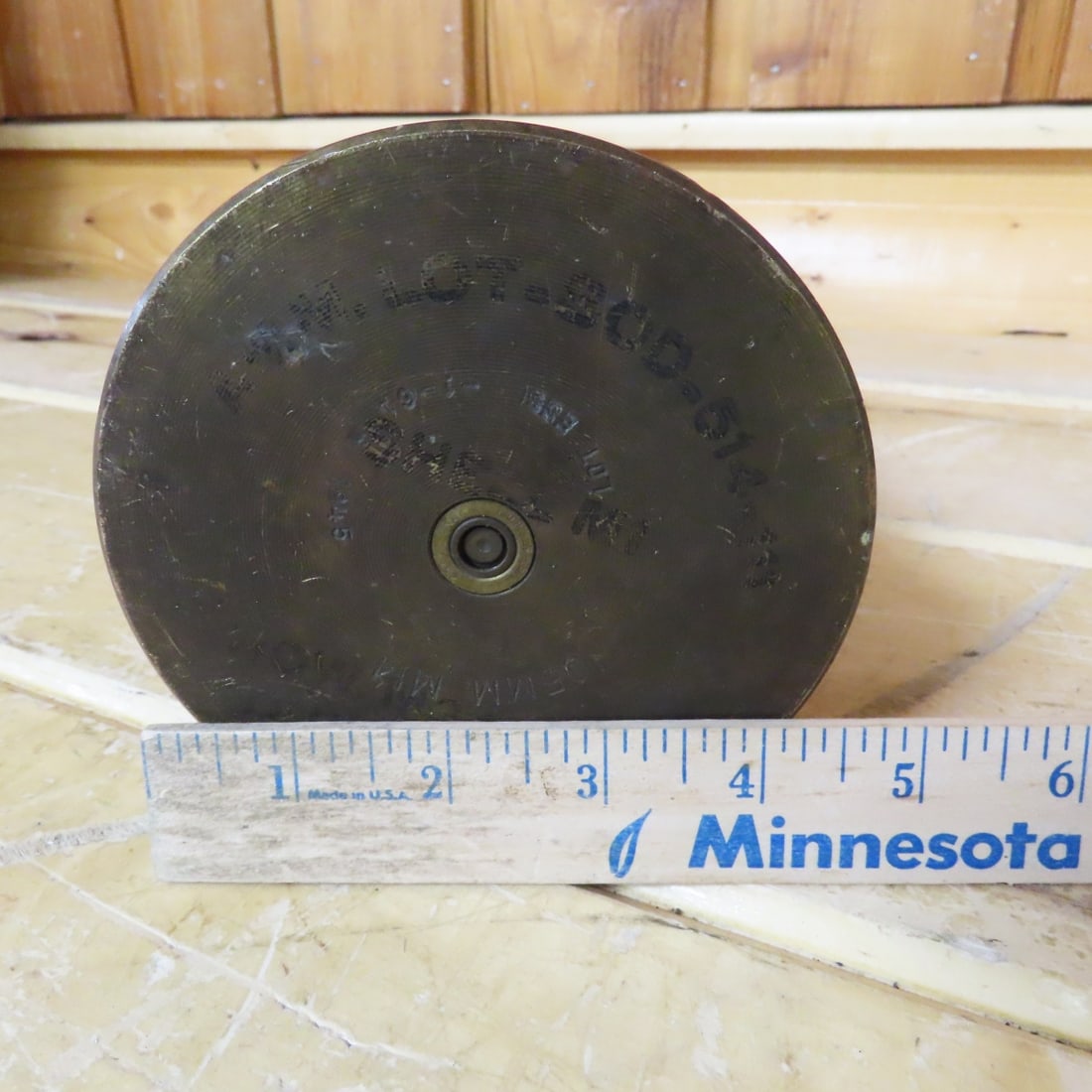 2 WWII 105mm M14 Howitzer Cartridge Casings - 8