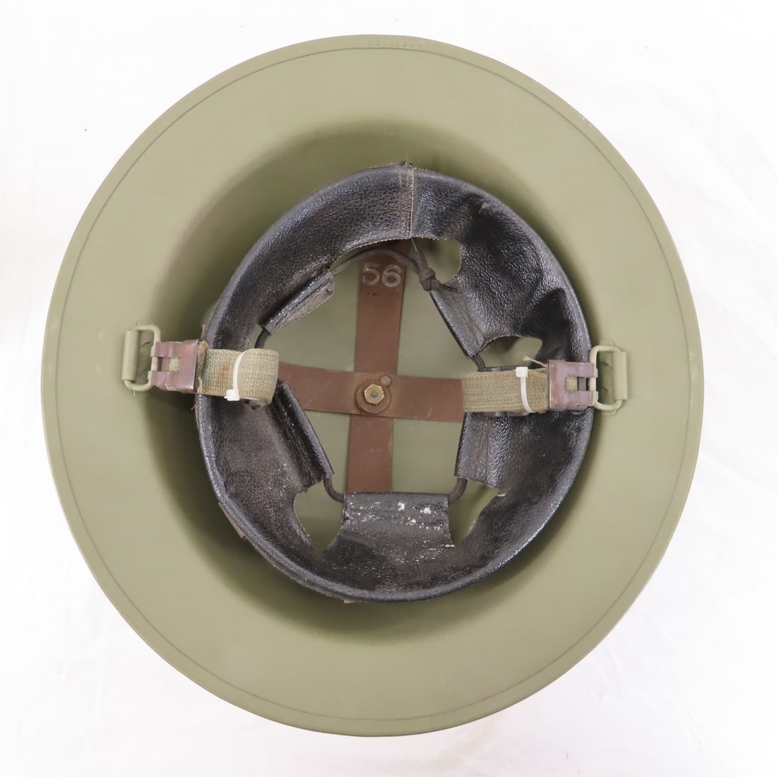 1956 Dutch MKII Civil Defense Steel Helmet - 5