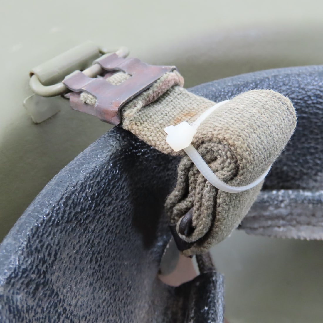 1956 Dutch MKII Civil Defense Steel Helmet - 7