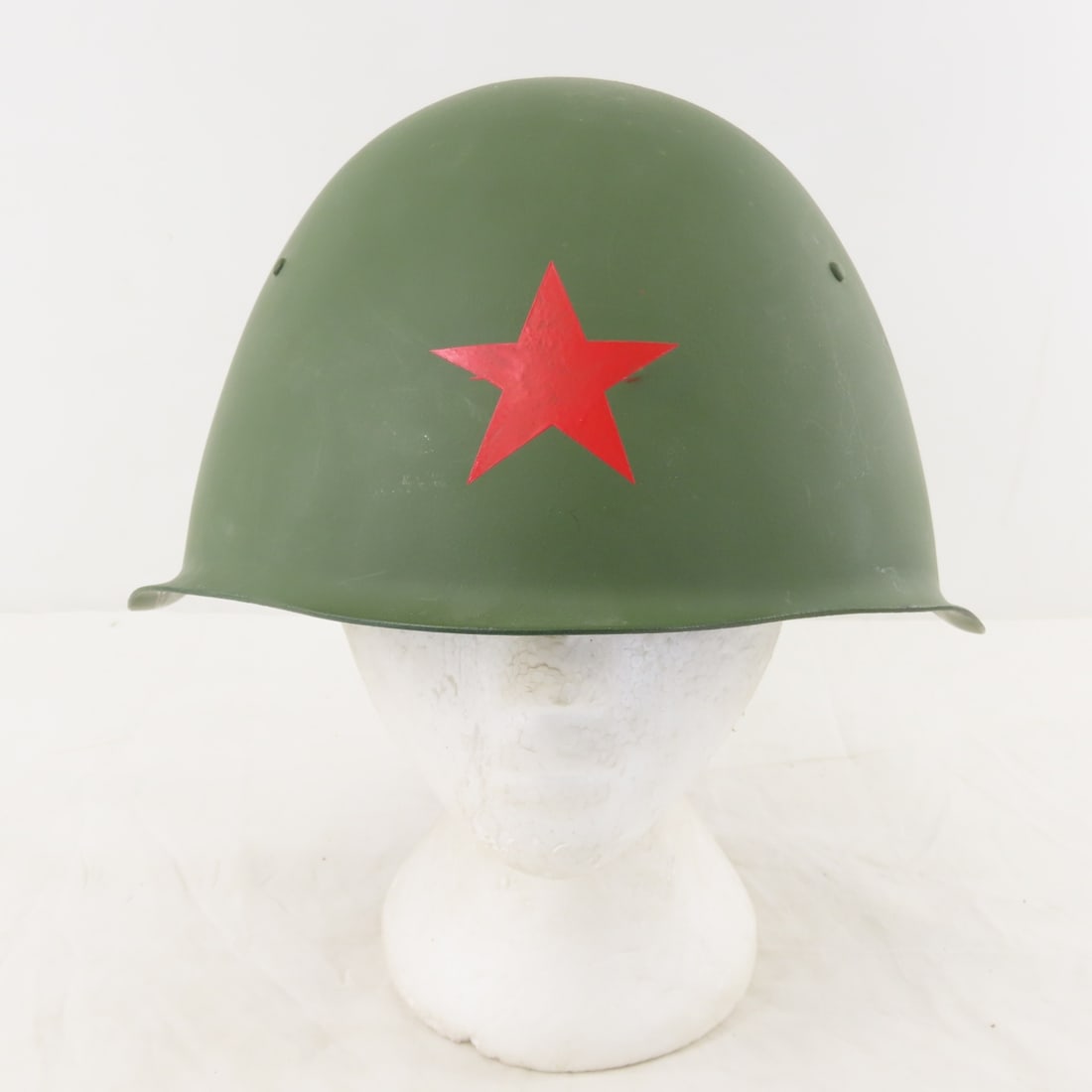 WWII Soviet Army Repainted Steel Helmet Shell (1 of 8)