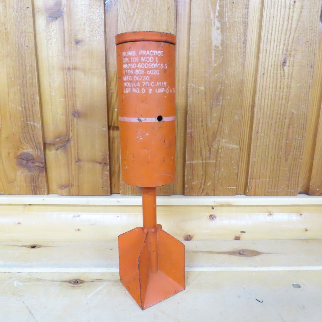 Inert Vietnam War Era MK106 Mod 1 Practice Bomb (1 of 12)