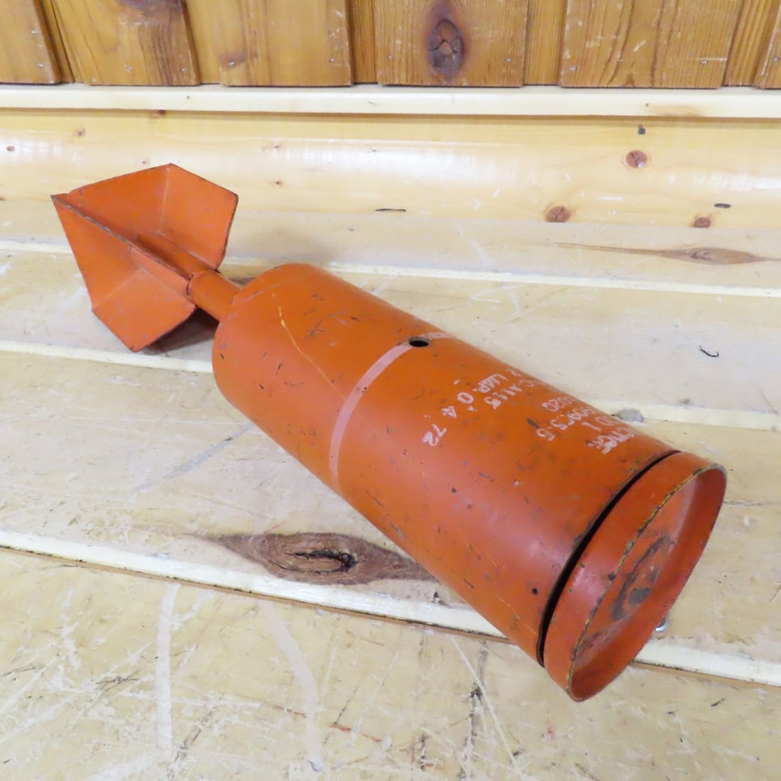 Inert Vietnam War Era MK106 Mod 1 Practice Bomb - 6