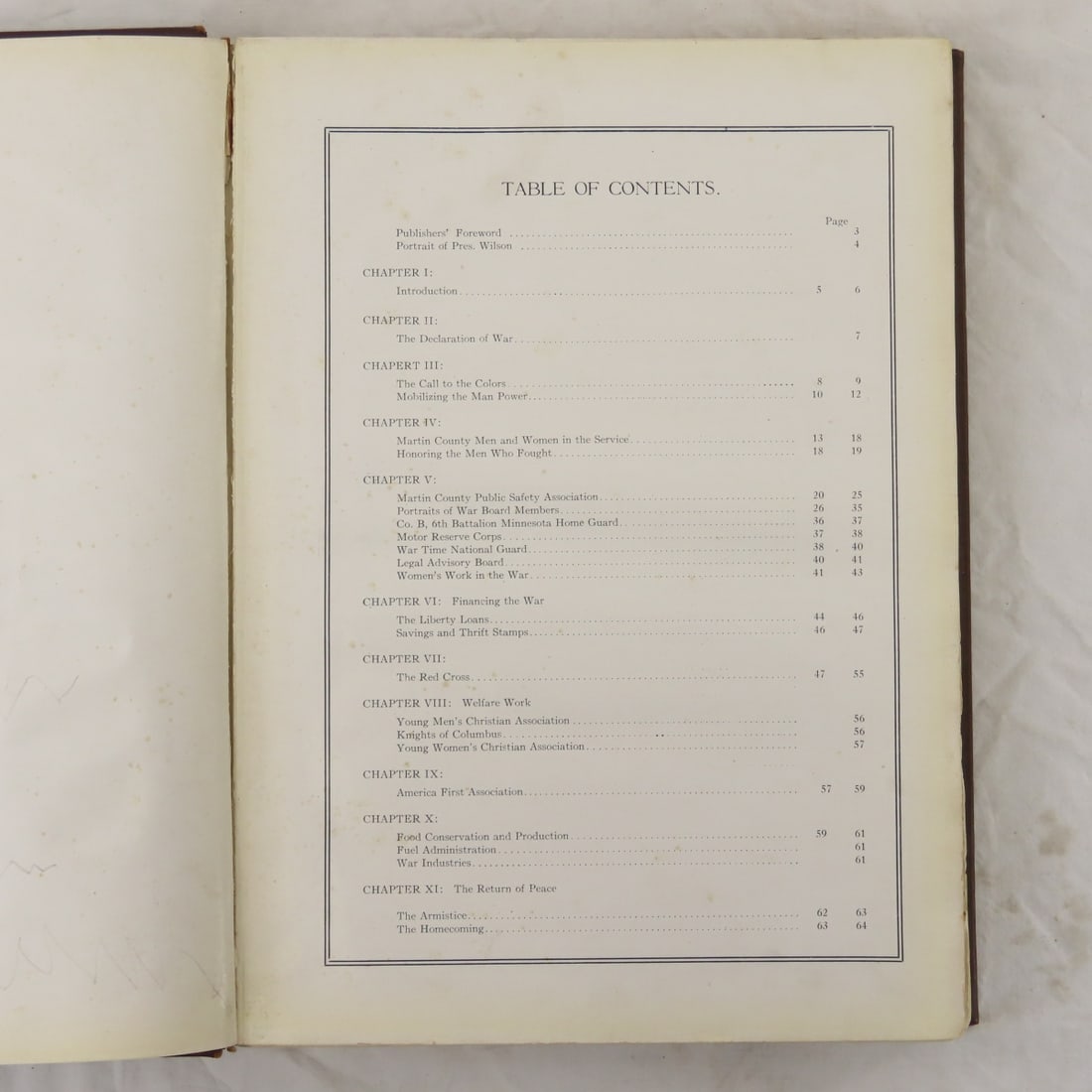 Martin County MN in The War, 1917-1919, Book - 6