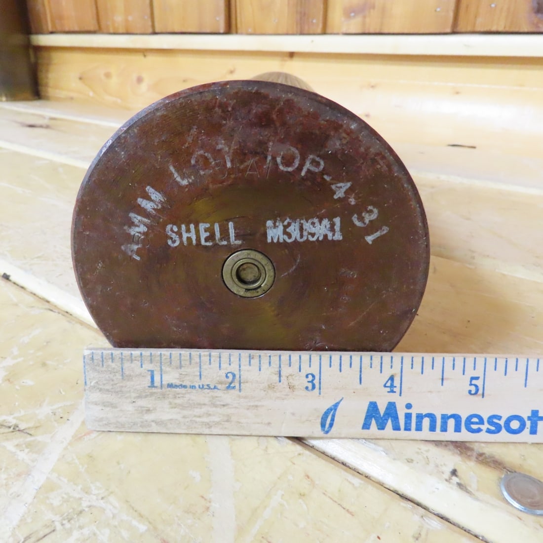 Korean War Era 75mm M309A1 Recoilless Shell Casing - 9