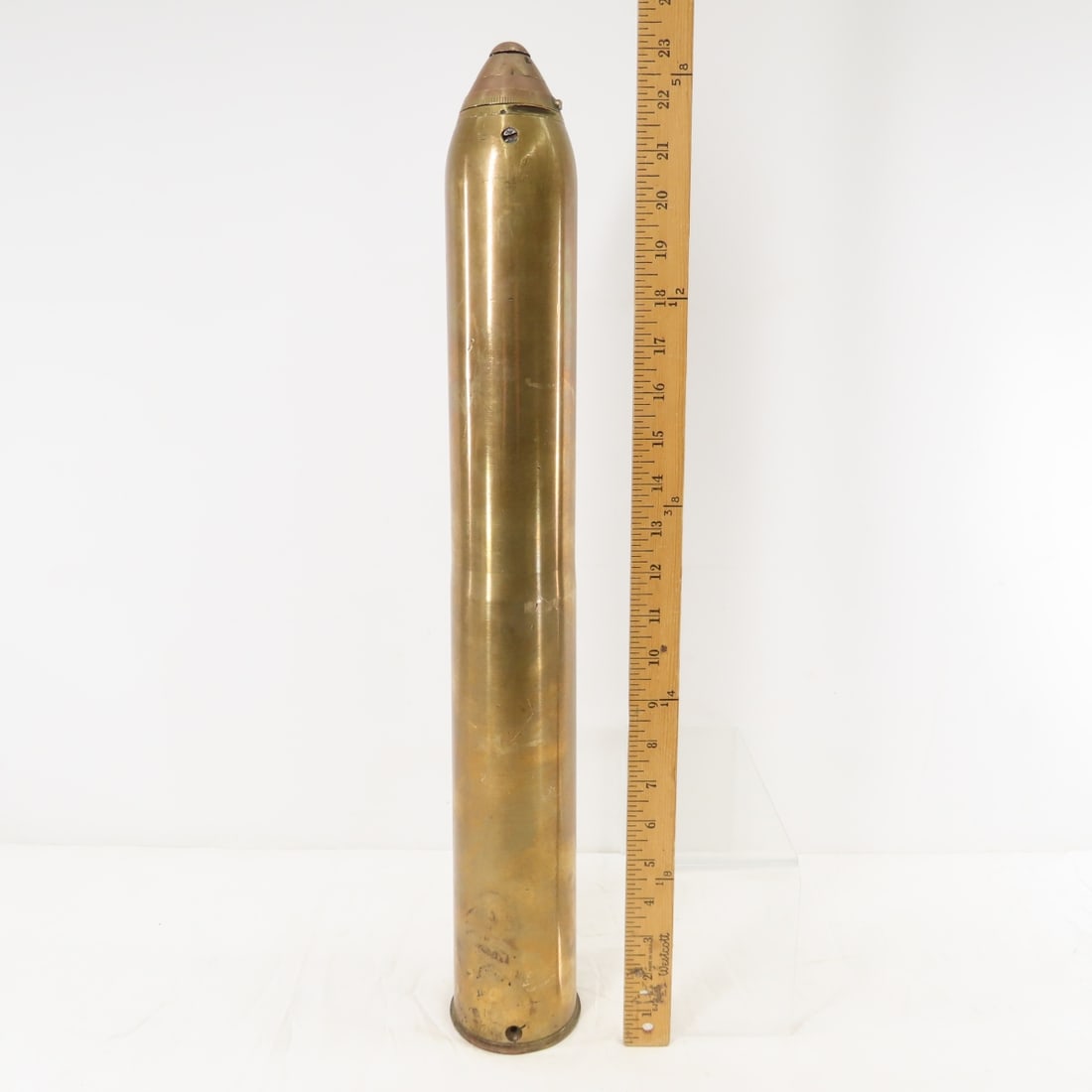 WWII 75mm Drill Cartridge, M1897 M1916 M1917 - 2