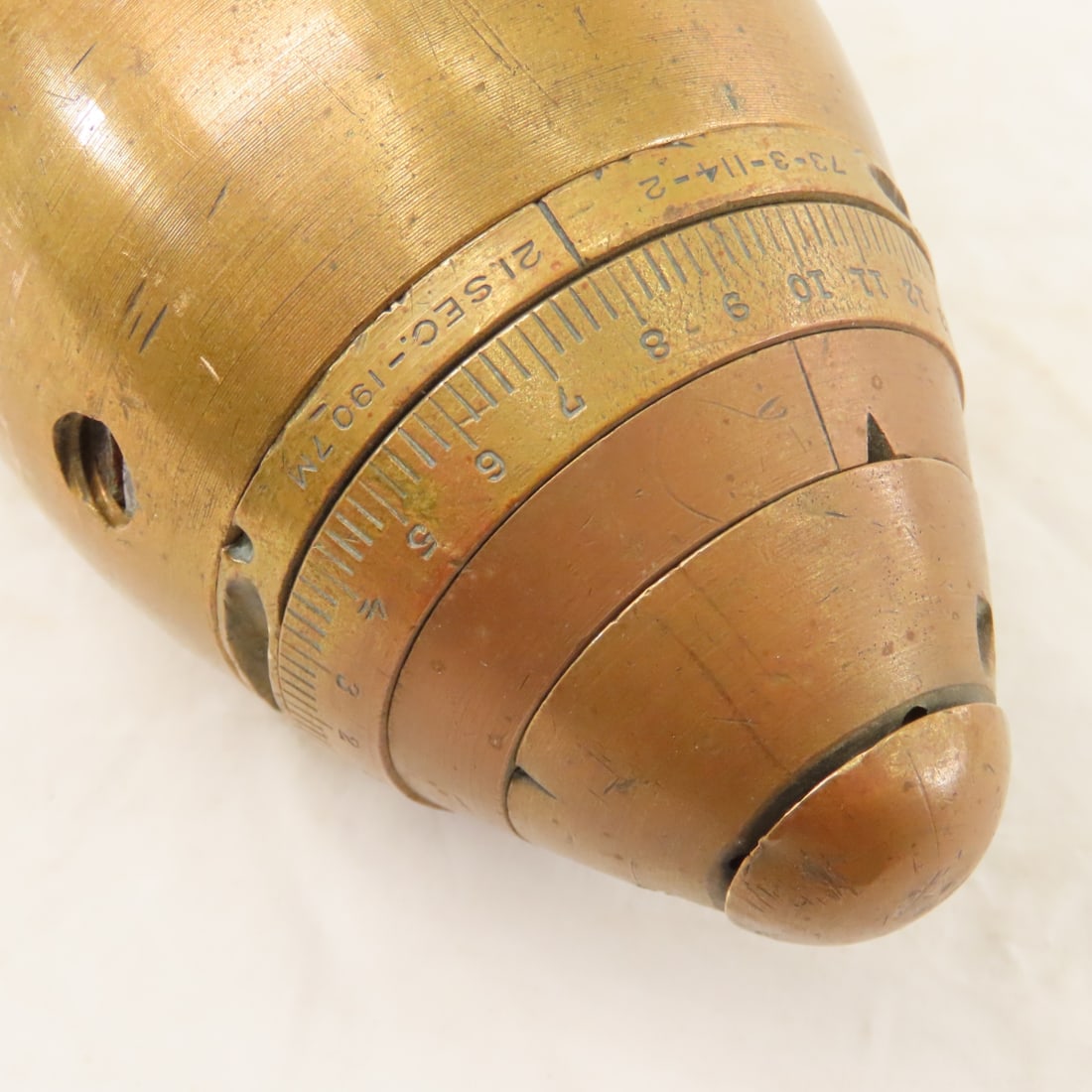 WWII 75mm Drill Cartridge, M1897 M1916 M1917 - 5