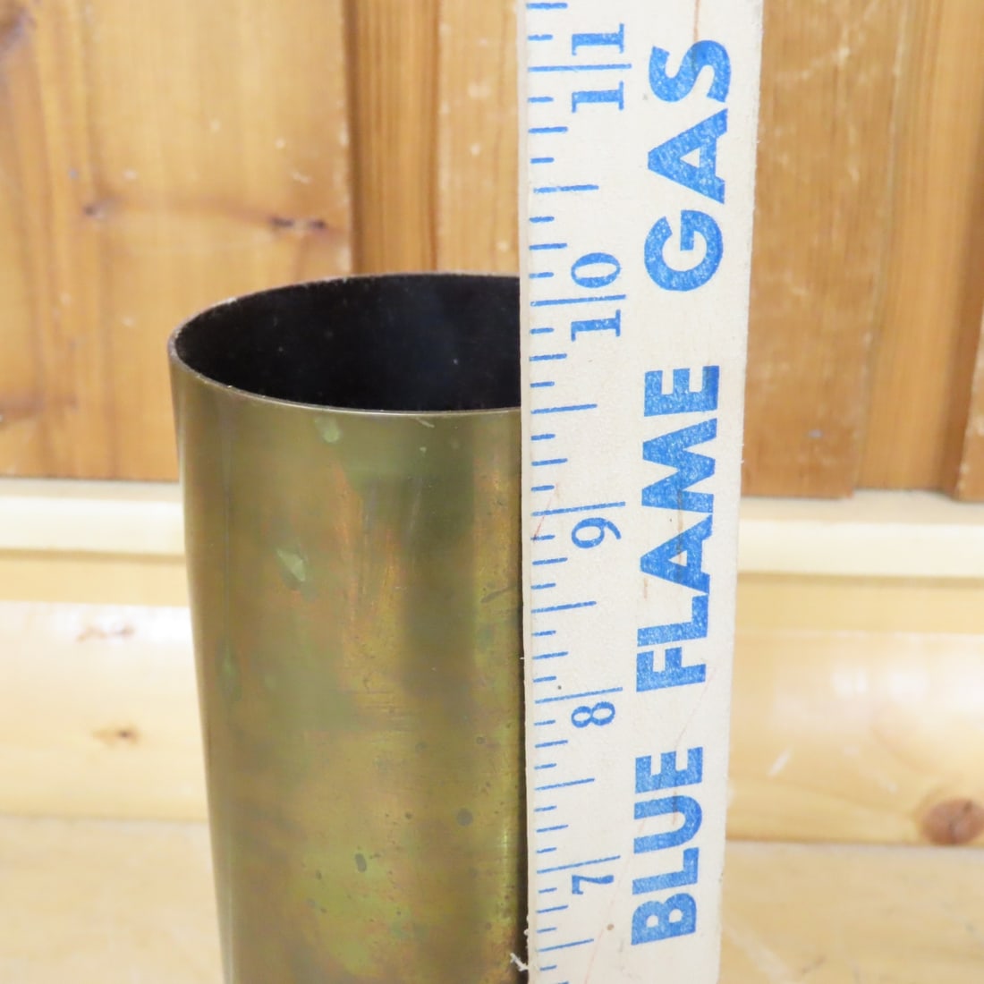 3 WWII 75MM & 57MM Brass Cartridge Casings - 18