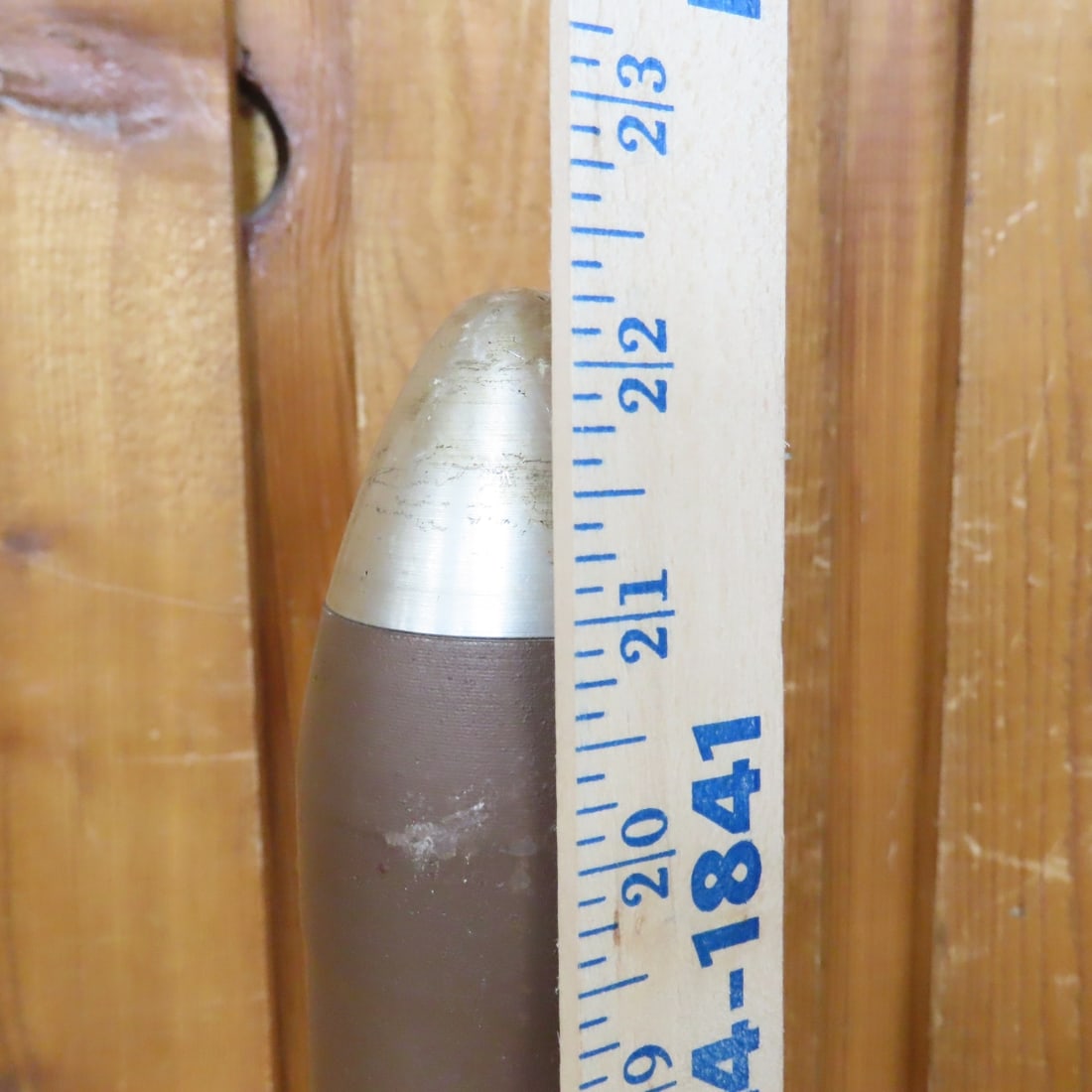 3 WWII 75MM & 57MM Brass Cartridge Casings - 8