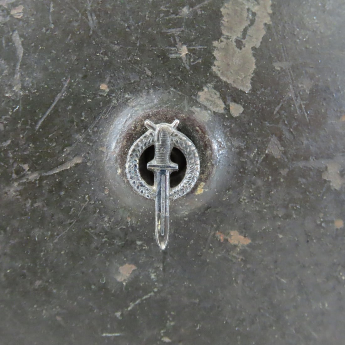 WWII German Stahlhelm M35 Steel Combat Helmet - 6