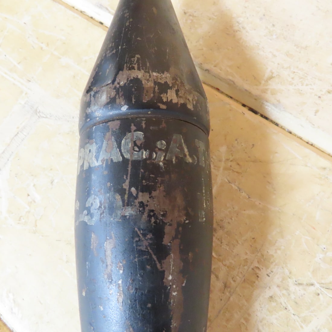 Inert US Army WWII M7A1 Practice Rocket - 5
