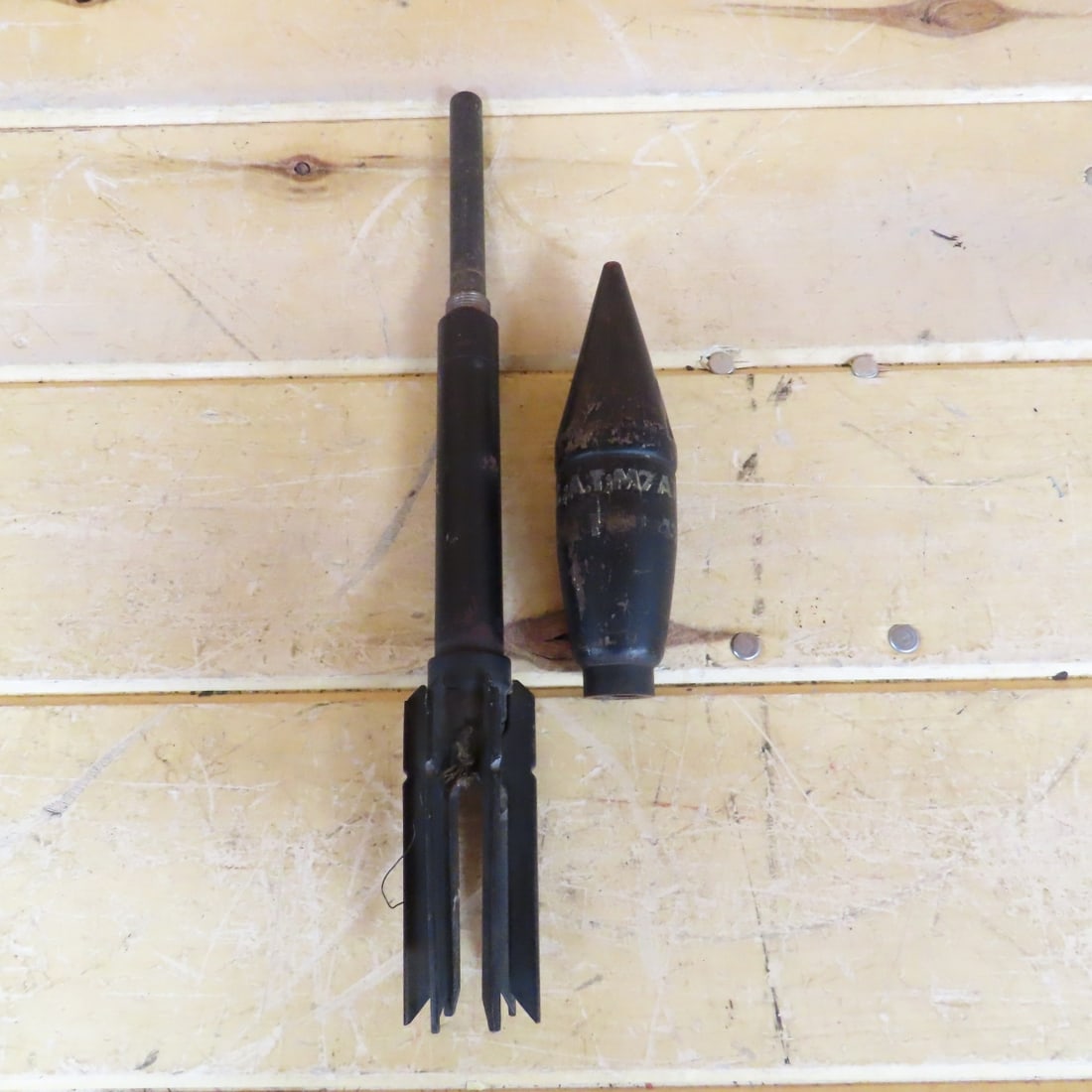 Inert US Army WWII M7A1 Practice Rocket - 9