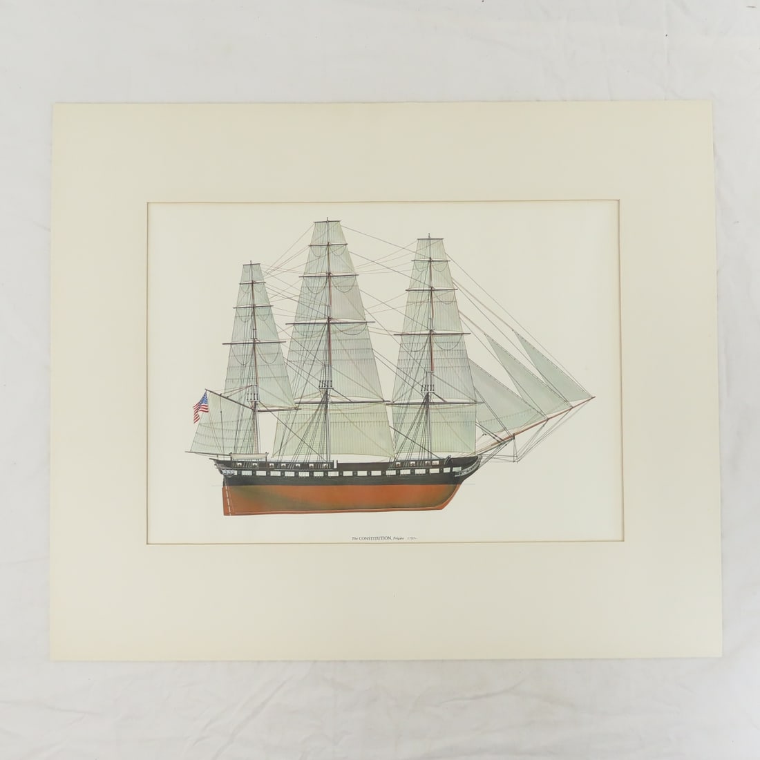 6 Frigate & 6 Schooners of US Sailing Navy Prints - 11