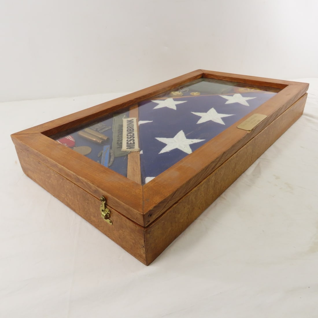 Grant Messenbrink Shadowbox & Burial Flag - 7