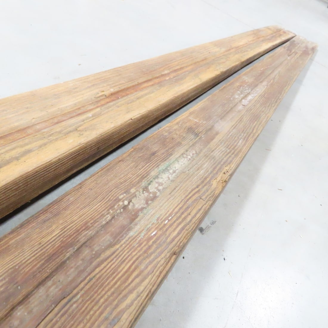 Strand & Unbranded Antique Wooden Downhill Skis - 9