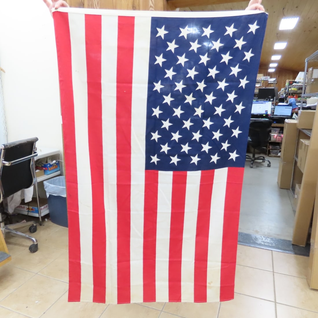 6 American Flags, 48 & 50 Star - 10