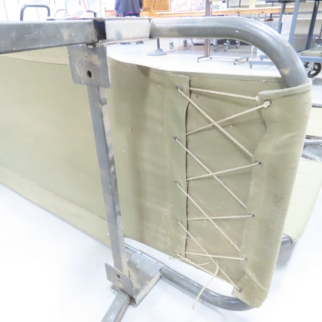 3 Vintage 1970s US Military Folding Cots - 4