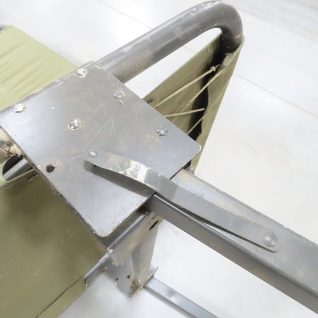 3 Vintage 1970s US Military Folding Cots - 6