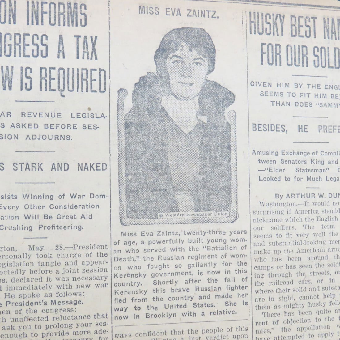 Framed, Mounted WWII Era US Newspapers - 17